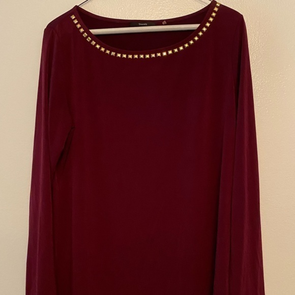 Tahari | Wine Red Blouse‎